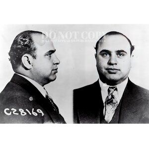 Al Capone Mugshot Photograph 11 X 17 - Rare 1931 Mug Shot Portrait - Poster Art